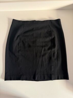 Ann Taylor Black Mini Pencil Skirt